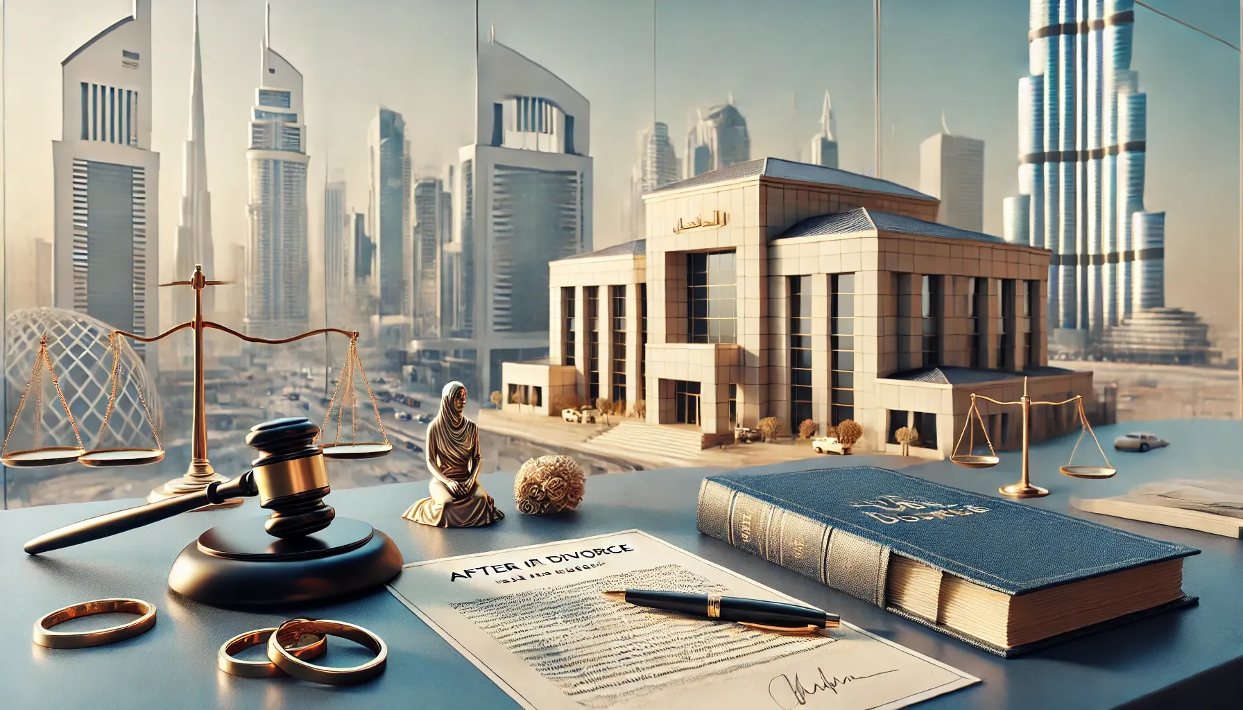 الجهات القضائية التي يتعامل معها محامي طلاق في دبي