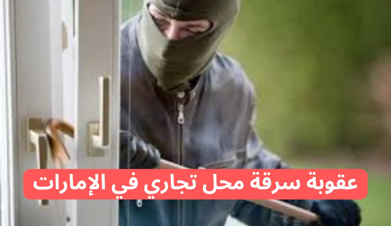عقوبة سرقة محل تجاري في الإمارات 1 عقوبة سرقة محل تجاري في الإمارات