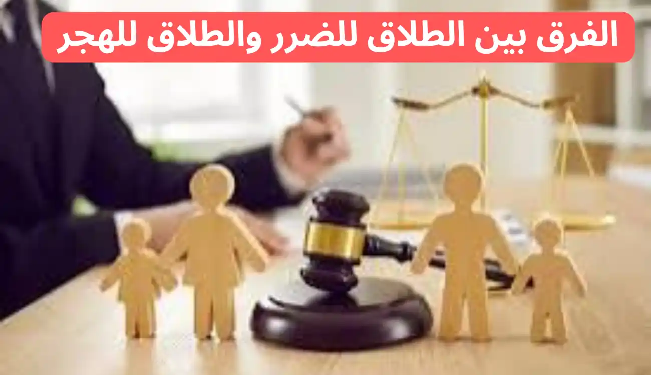 الفرق بين الطلاق للضرر والطلاق للهجر: الحقوق والإجراءات القانونية 1 الفرق بين الطلاق للضرر والطلاق للهجر