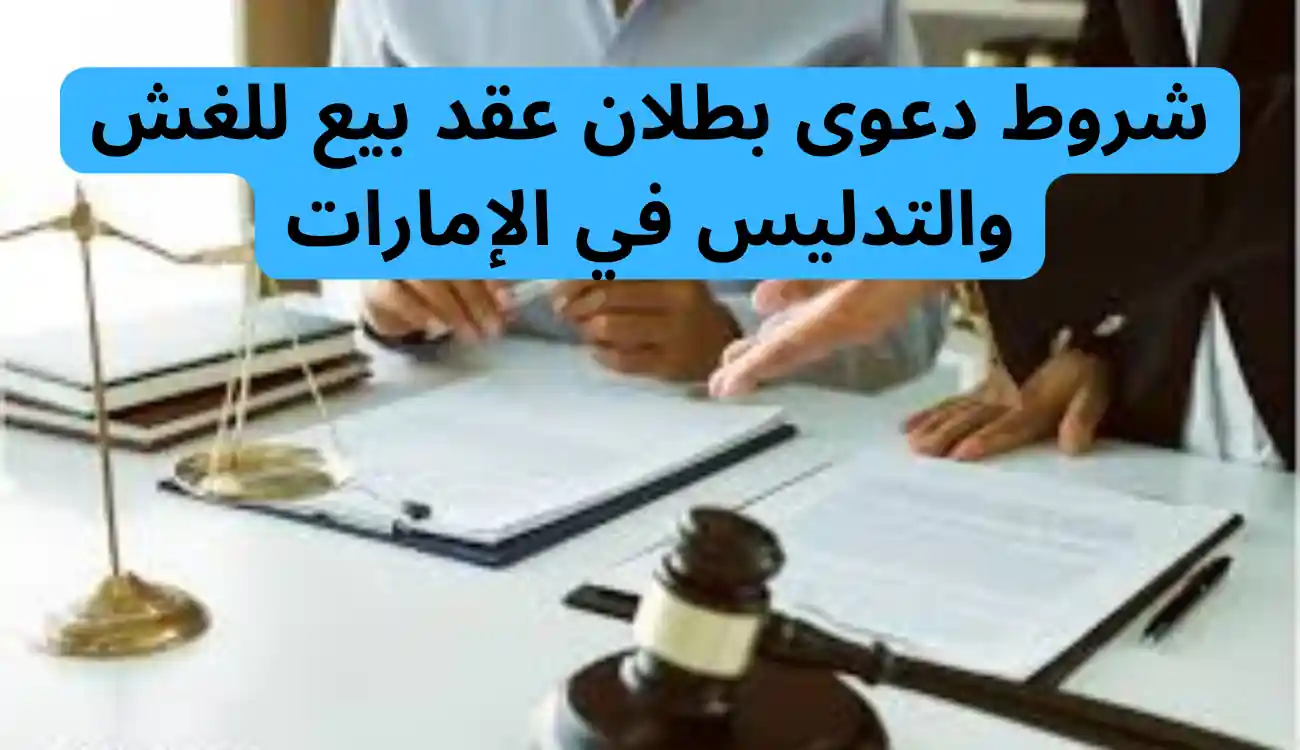 دعوى بطلان عقد بيع للغش والتدليس وفق القانون الإماراتي 2 دعوى بطلان عقد بيع للغش والتدليس