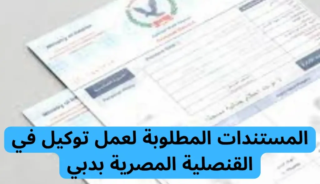 عمل توكيل في القنصلية المصرية بدبي – دليلك شامل الإجراءات 2 عمل توكيل في القنصلية المصرية بدبي