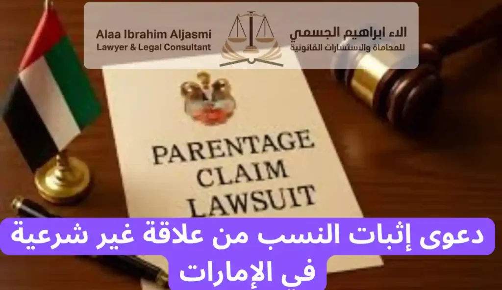 دعوى إثبات النسب من علاقة غير شرعية في الإمارات