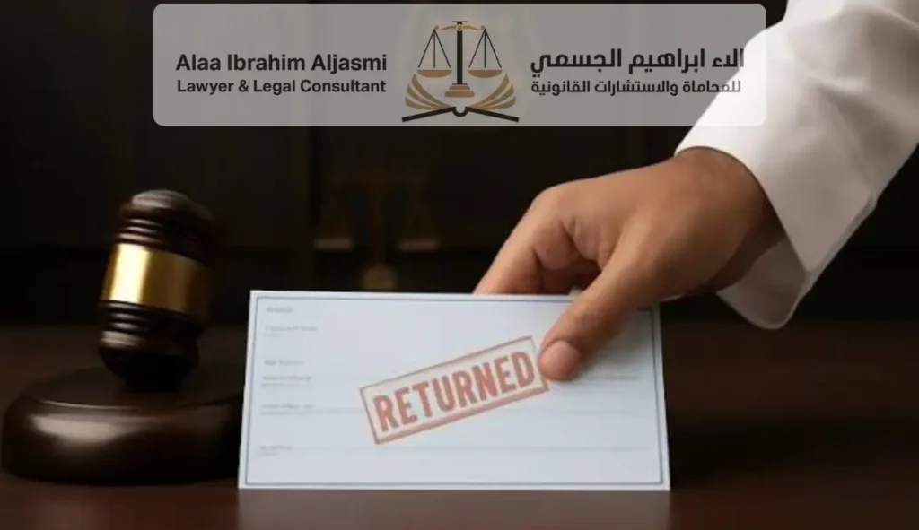 عقوبة الشيك المرتجع في الامارات