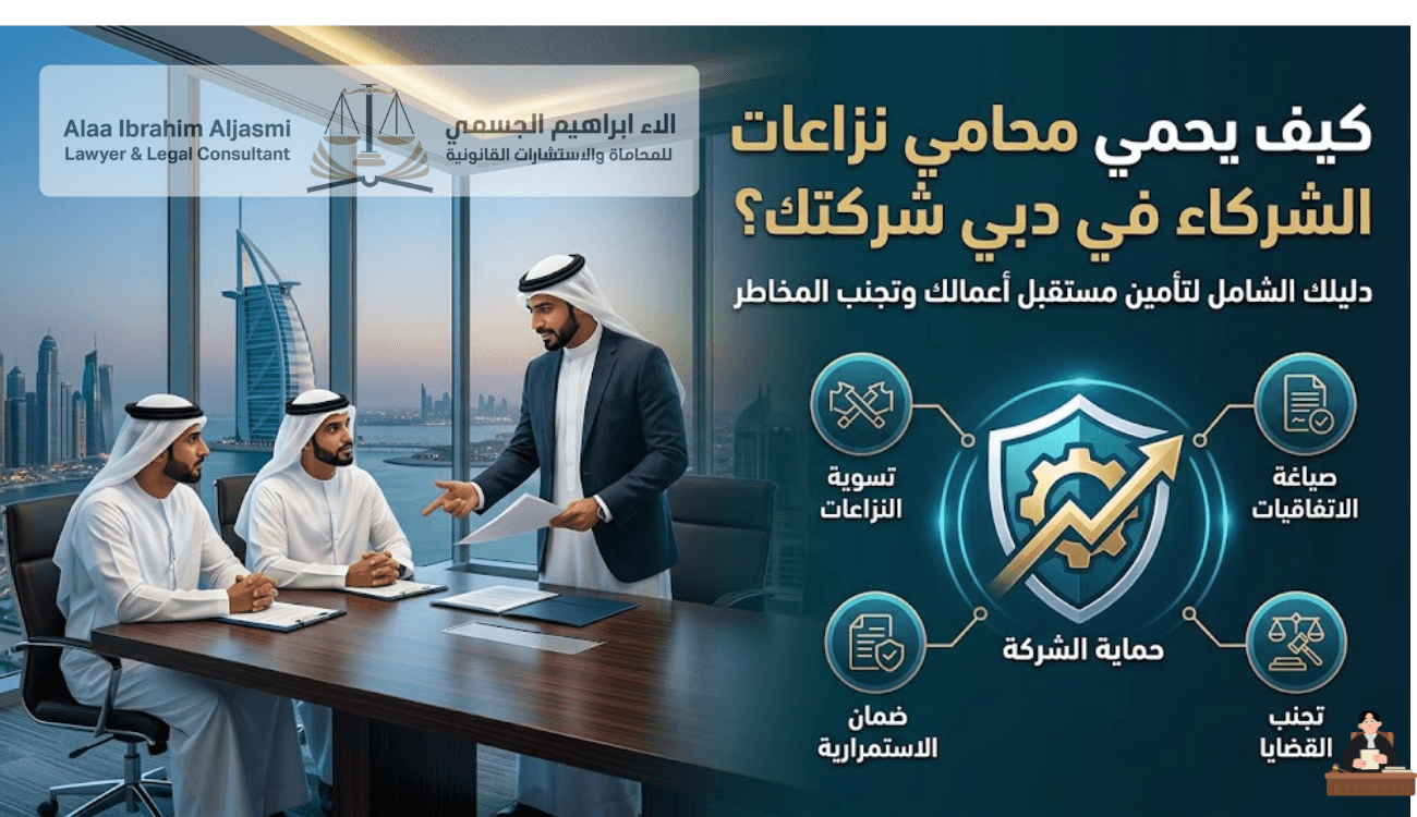 محامي نزاعات الشركاء دبي