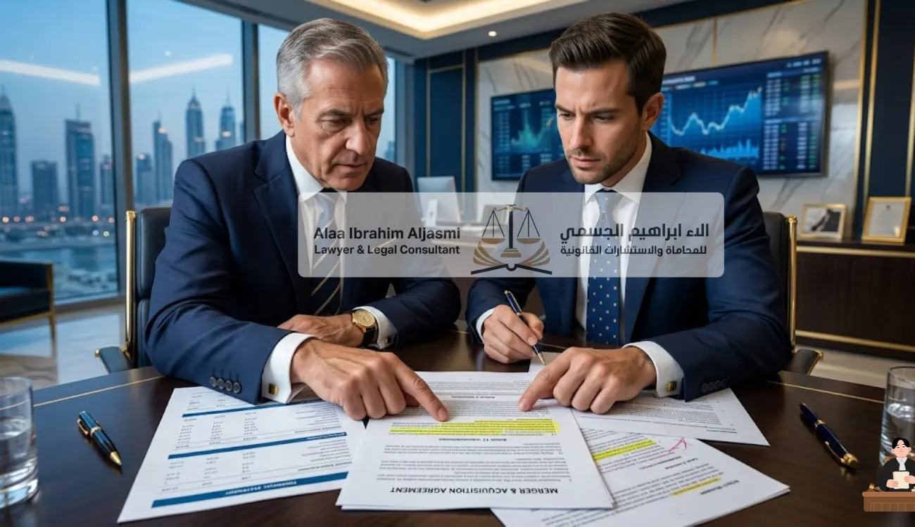 محامي دمج واستحواذ الشركات دبي