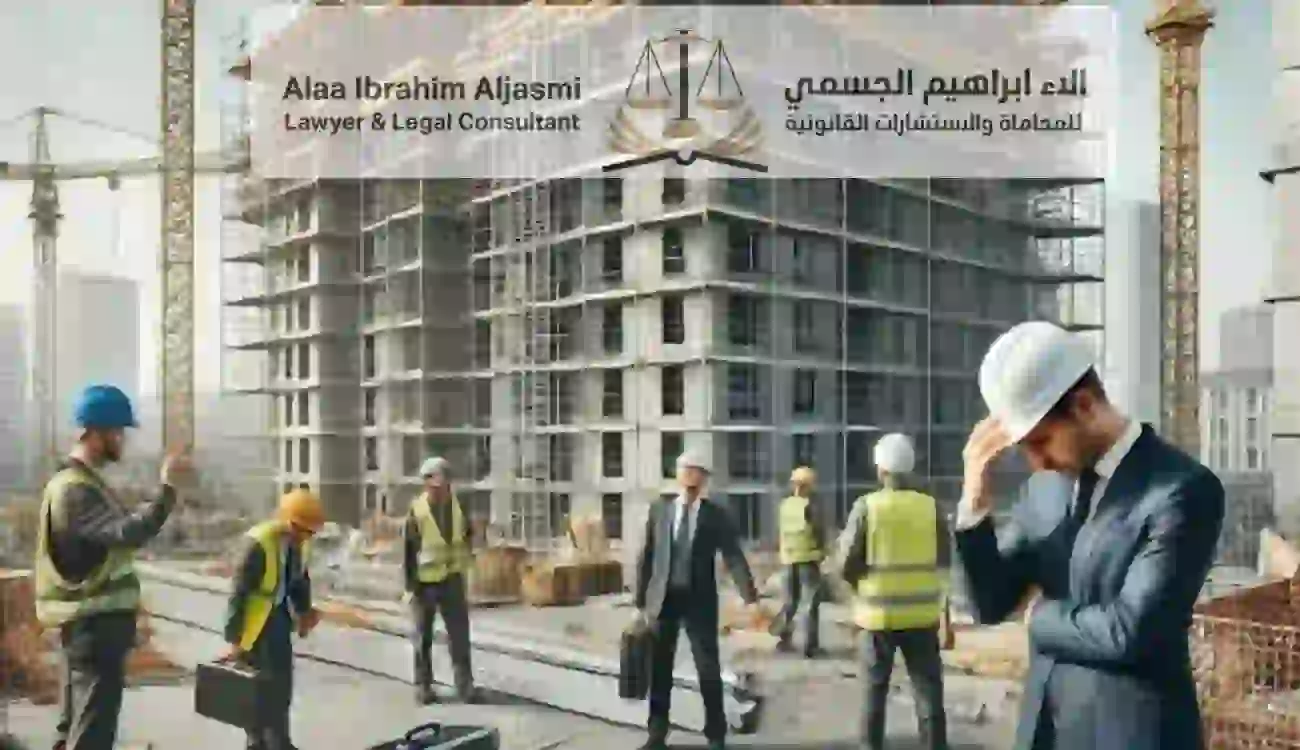 حقوق صاحب المشروع عند توقف المقاول عن العمل