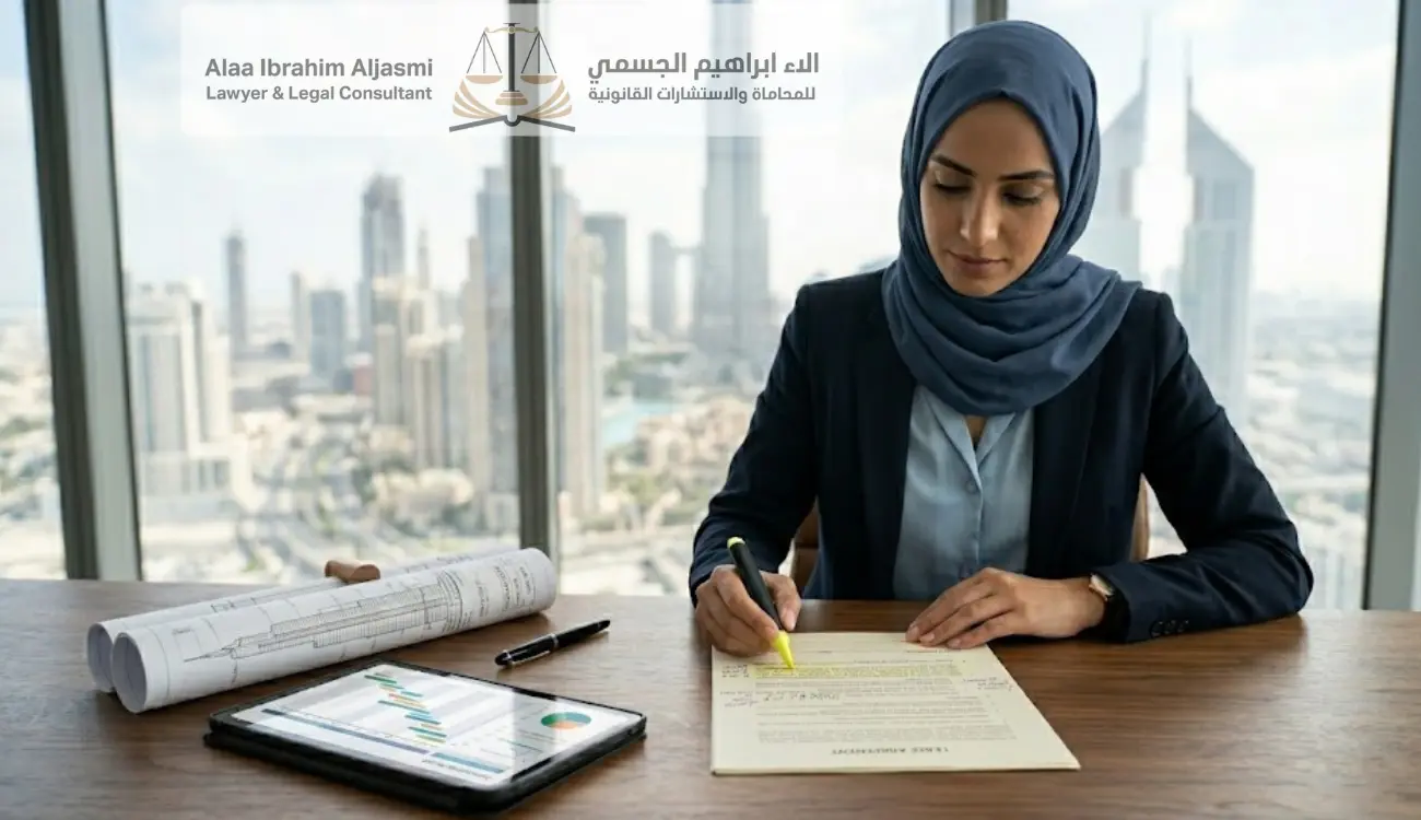 محامي قضايا المقاولات والإنشاءات دبي