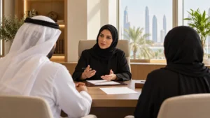 جلسة مراجعة قانونية لمسألة الخلع والطلاق والنفقة في الإمارات